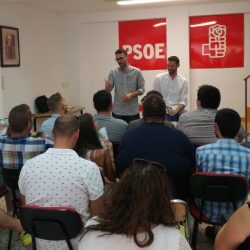 Juventudes Socialistas de Andalucía recibe en Málaga al secretario general electo de JSE